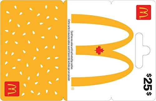 Win a $25 McDonalds Gift card!